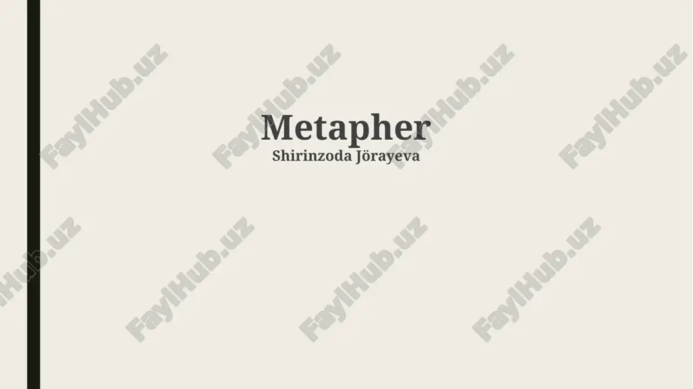 metapher — PPTX