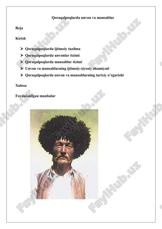 qoraqalpoqlarda unvon va mansablar 25 — DOCX