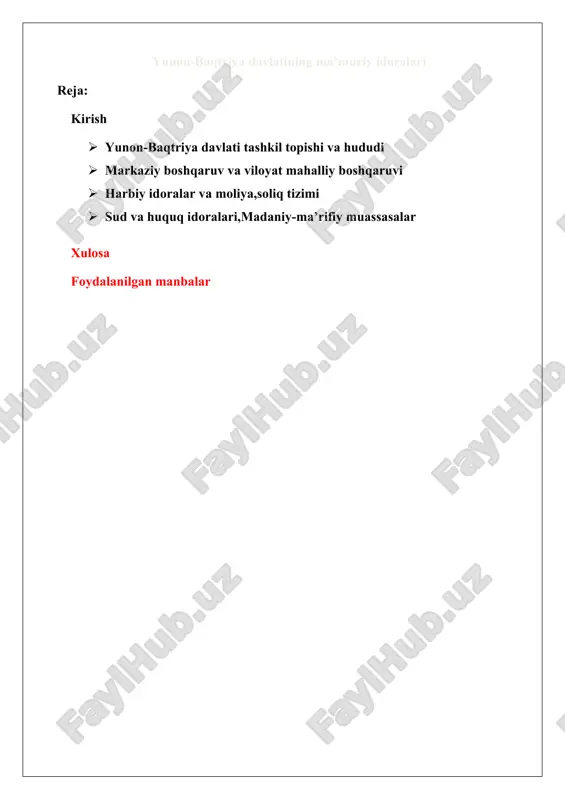 yunon-baqtriya davlatining ma’muriy idoralari 25. — DOCX