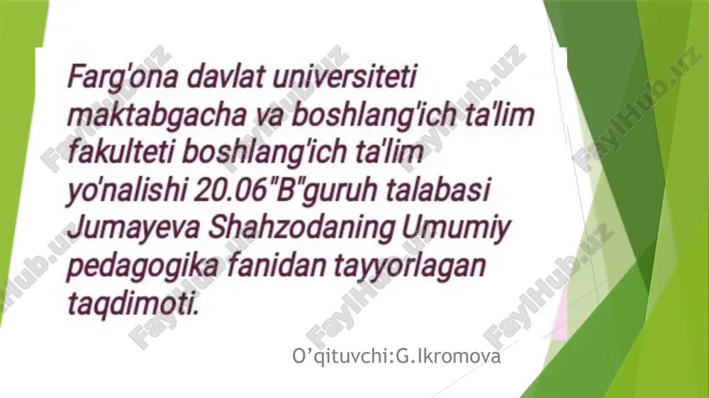 hujjatchilik tarixi — PPTX