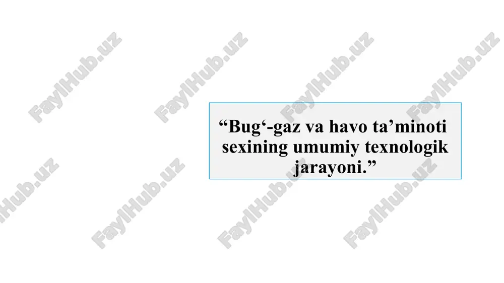 polimer mahsulotlarni ishlab chiqarish texnologiyasi — PPTX