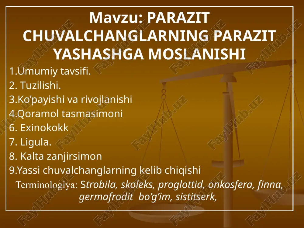 tasmasimon chuvalchanglar — PPTX