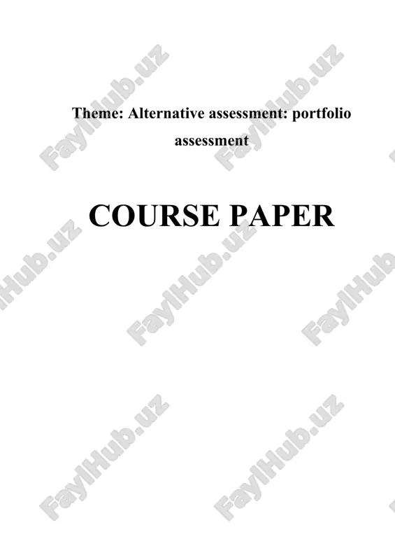 course paper — DOCX