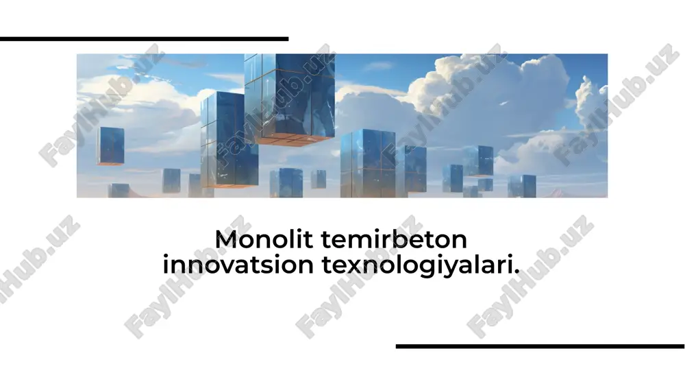 monolit temirbeton — PDF