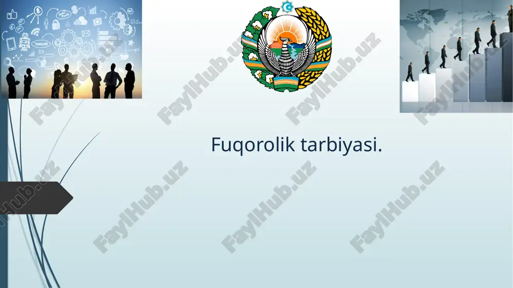 fuqorolik tarbiyasi. — PPTX