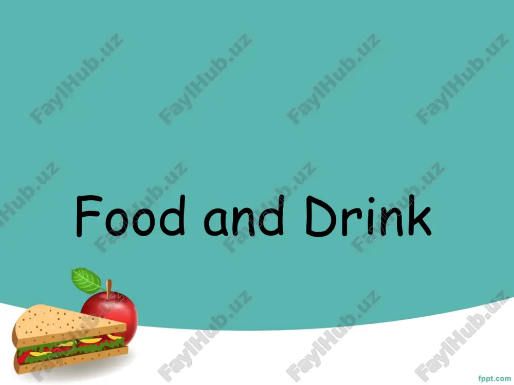 food and drink — PPT