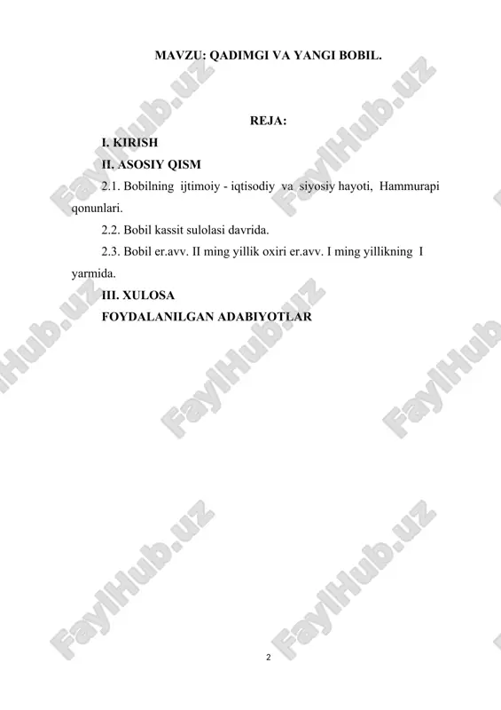 bobil haqida ma’lumotlar — DOCX