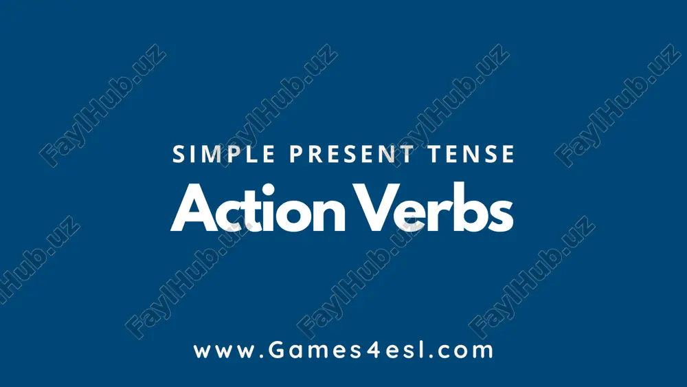 action verbs — PPTX