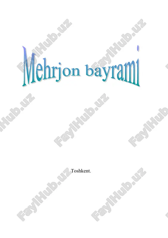 mehrjon bayrami — DOC