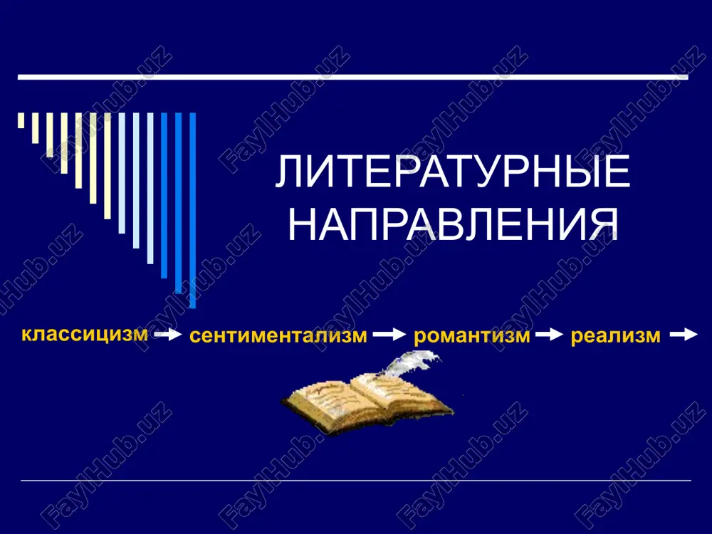 literaturnie napravleniya — PPTX