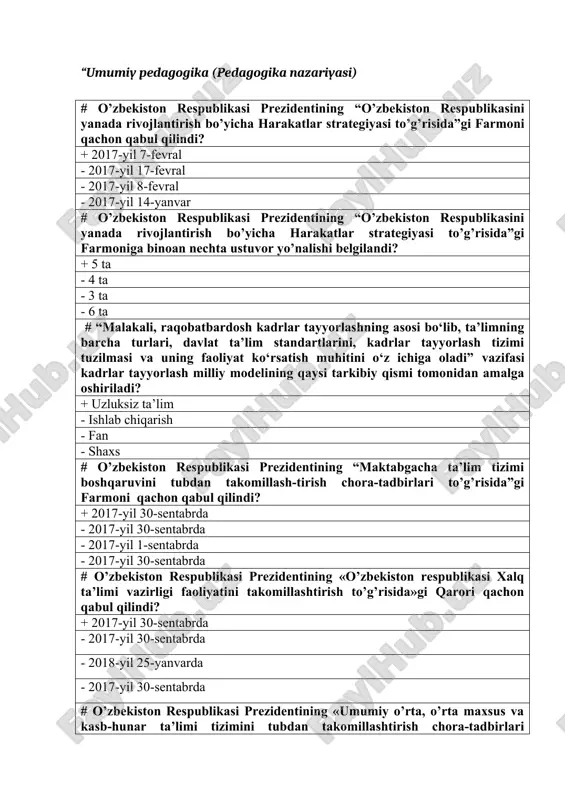 umumiy pedagogika — DOC
