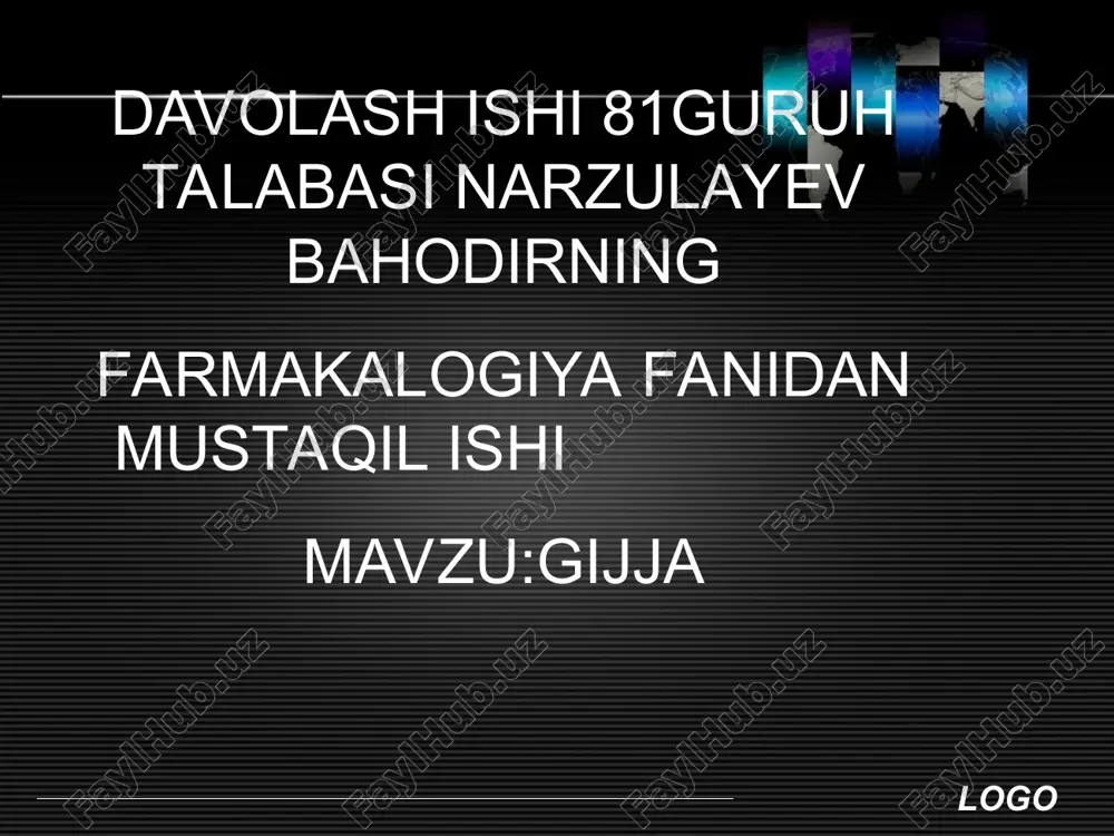 gijjalarga davo — PPT