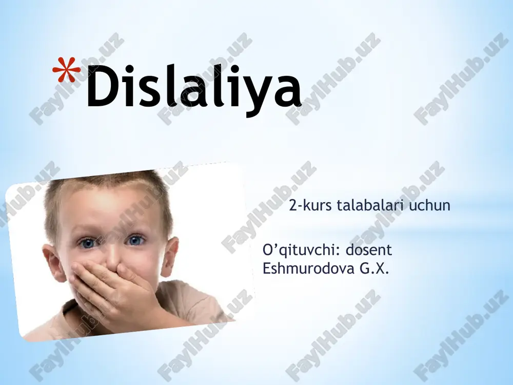 dislaliya — PPTX