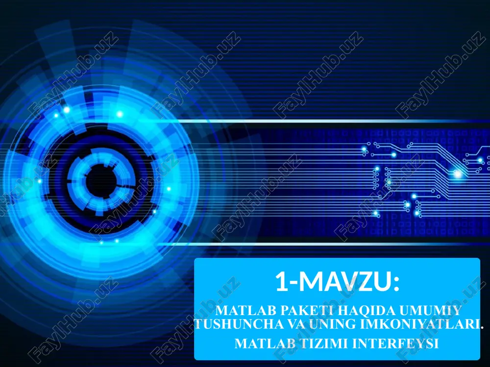 matlab paketi — PPTX