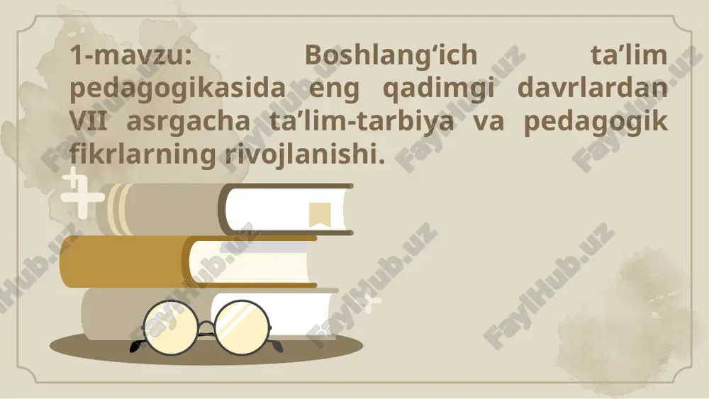 boshlang‘ ich ta’lim pedagogikasi — PPTX