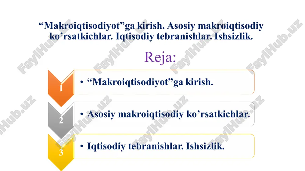 "makroiqtisodiyot" — PPT