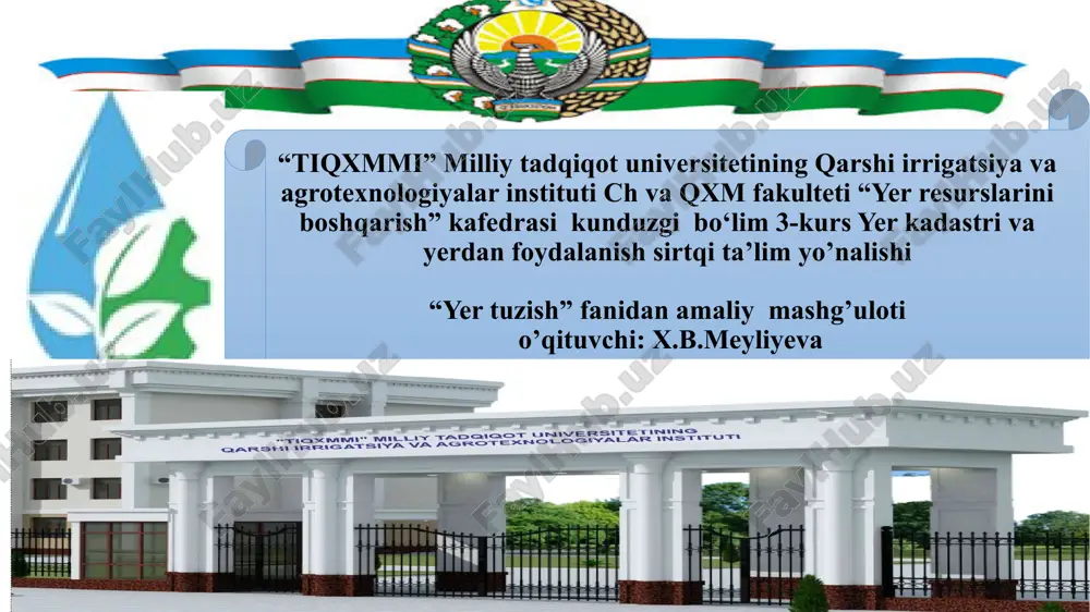 yer tabiiy resurs va ishlab chiqarish vositasi — PPTX
