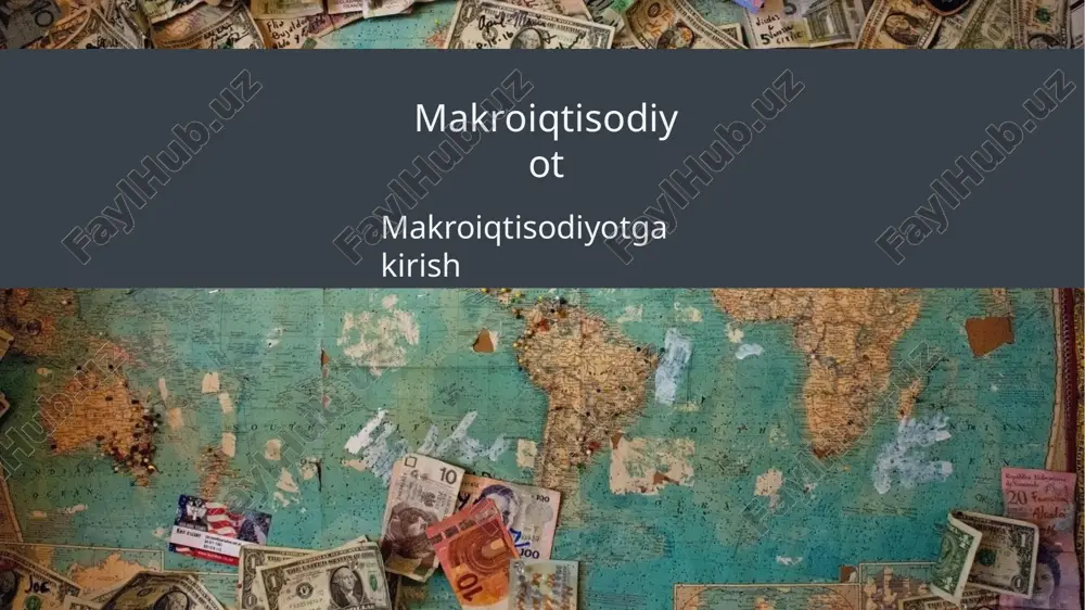 makroiqtisodiyot — PPTX