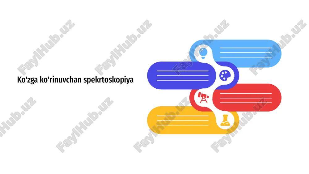 ko'zga ko'rinuvchan spekrtoskopiya — PPTX