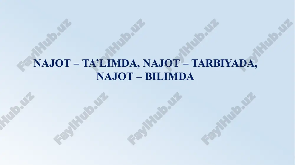 najot — PPTX