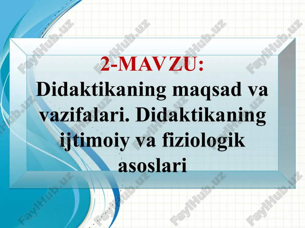 didaktika — PPT