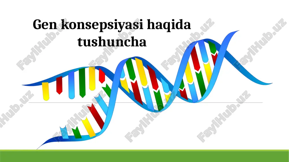 genetika asoslari — PPTX
