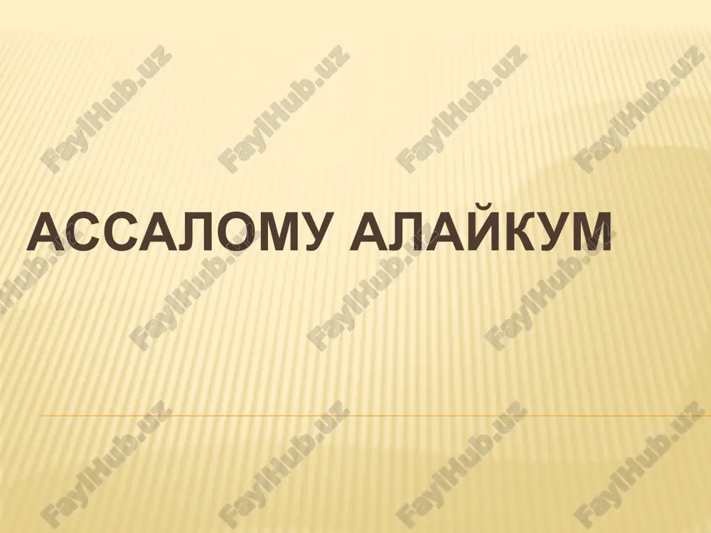 o‘zbekiston respublikasi prezidentining qarori — PPTX