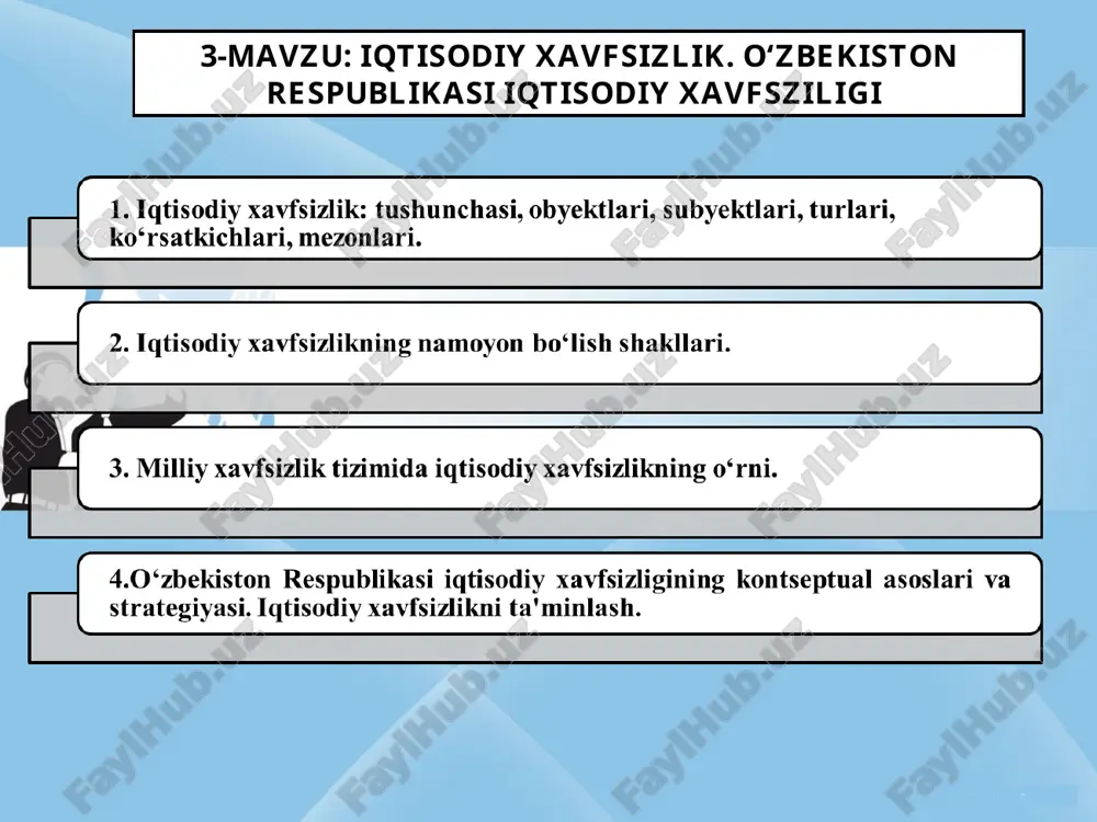 iqtisodiy xavfsizlik — PPT