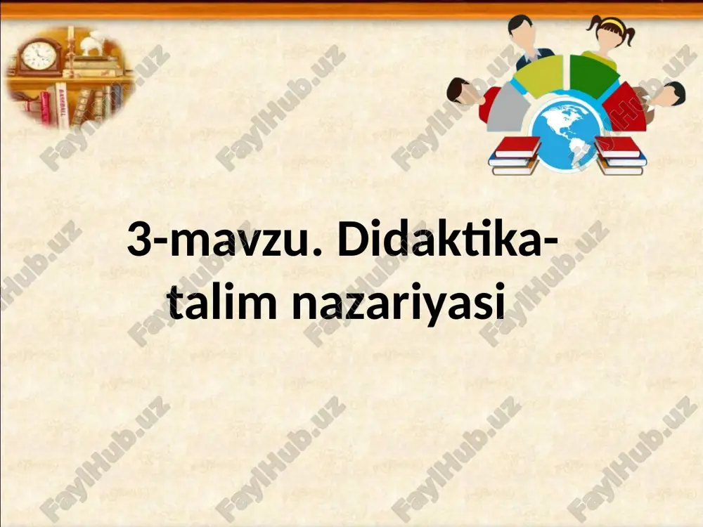 didaktika-talimnazariyasi — PPTX