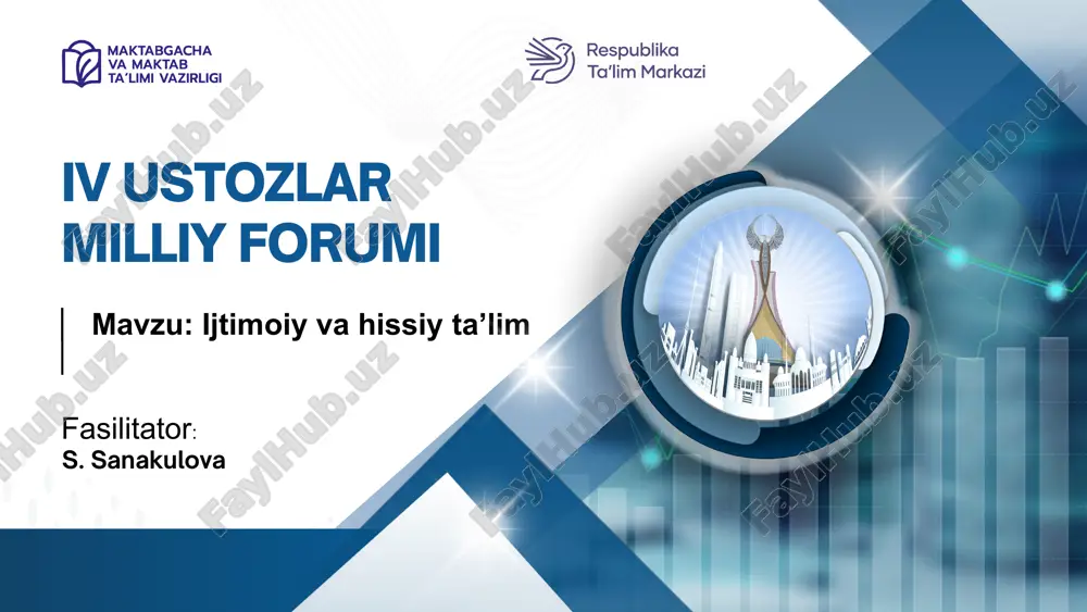ijtimoiy va hissiy ta'lim (iht) nima? — PPTX