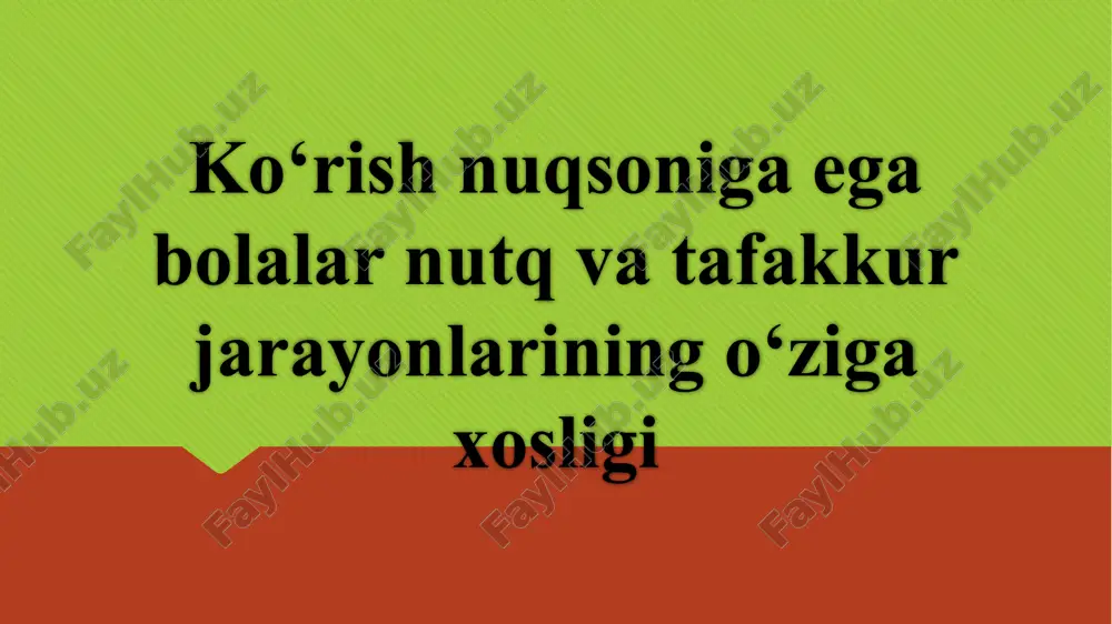 tafakkurning o‘ziga xosligi — PPTX