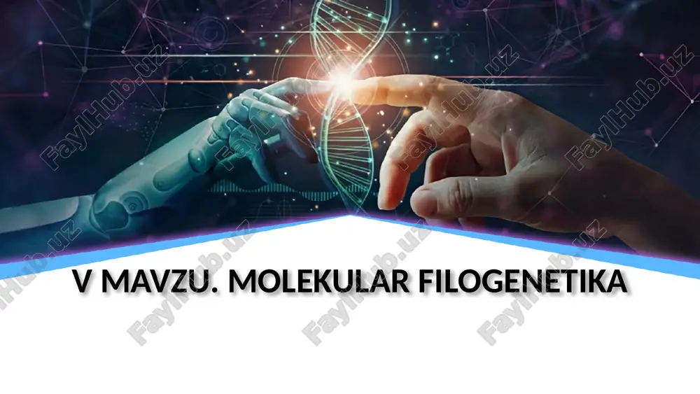molekulyar biologiya — PPTX