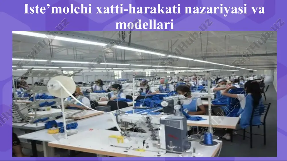 iste’molchi xatti-harakati nima? — PPTX