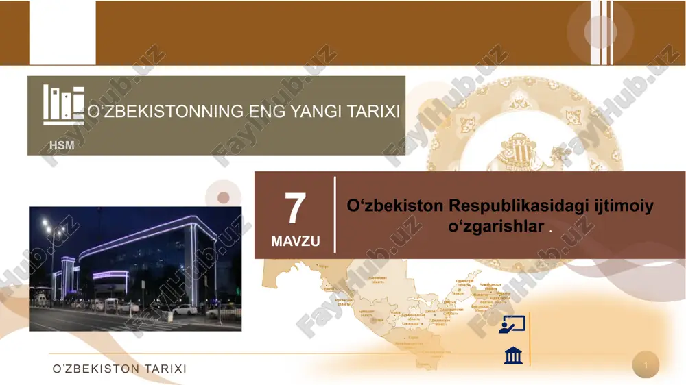 o‘zbekistonning eng yangitarixi — PPTX