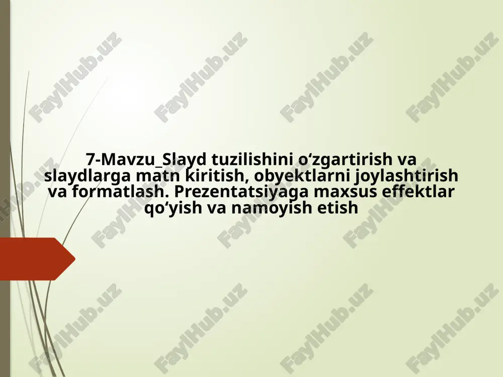 power point dasturi — PPTX