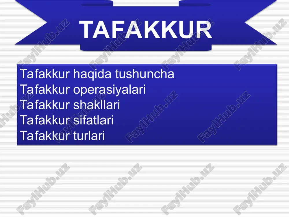 tafakkur — PPT
