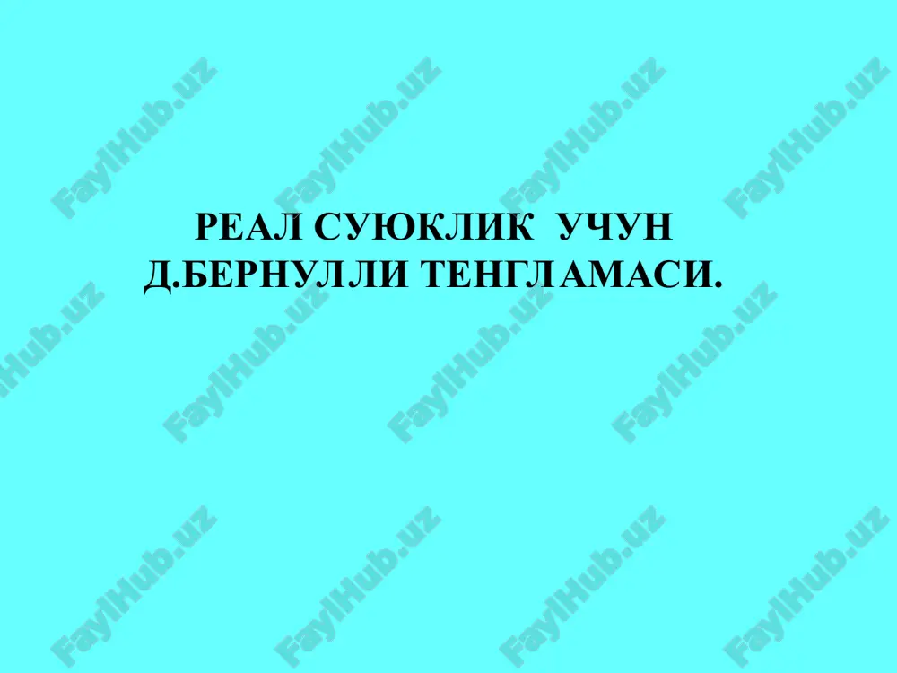 gidravlika — PPT