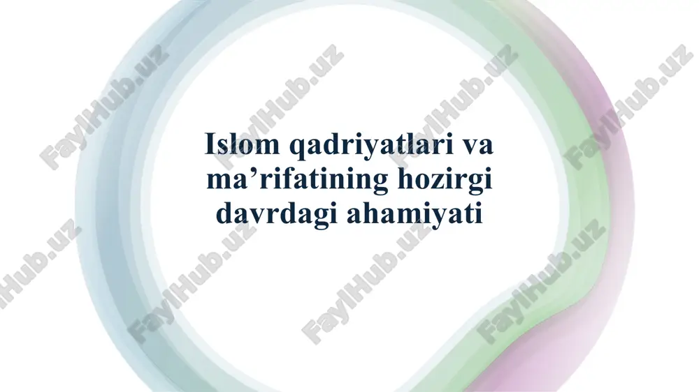 islomdabag’rikenglik — PPTX