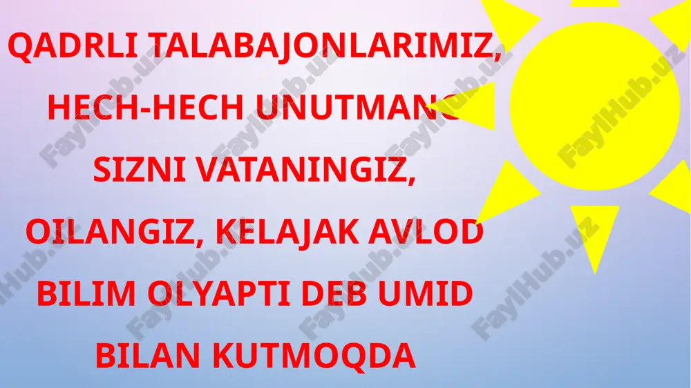 xizmat yozishmalari — PPTX