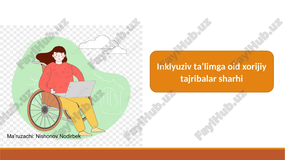 inklyuziv ta’limga oid xorijiy tajribalar sharhi — PPTX