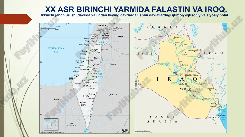 falastin tarixi — PPTX