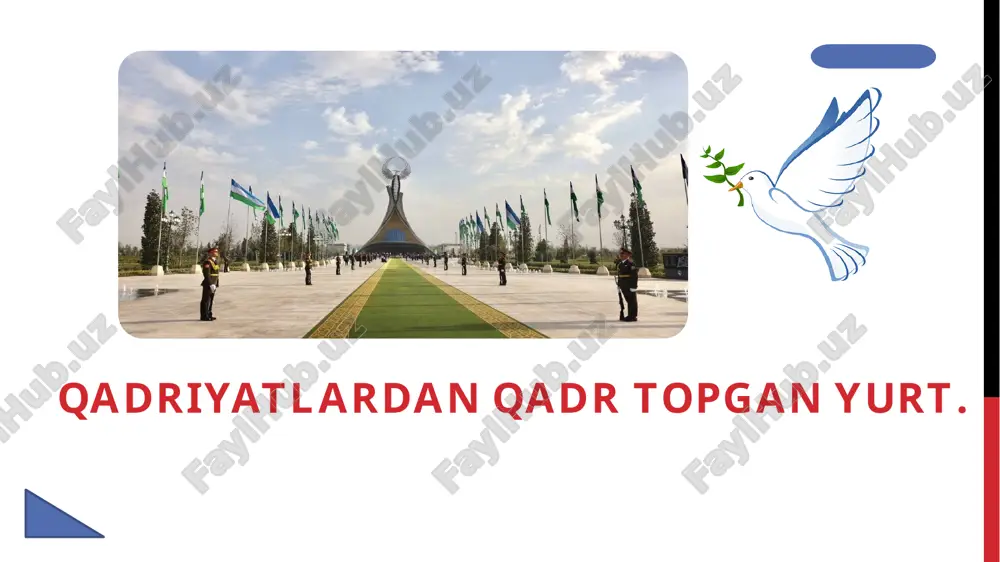 qadriyatlar — PPTX