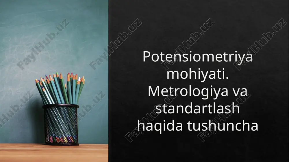 potensiometriya — PPTX