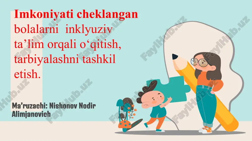 inklyuziv ta'lim — PPTX