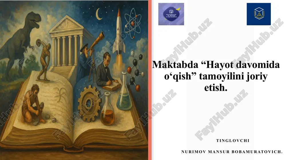 "hayotdavomidao‘qish" tamoyilinijoriyetish — PPTX