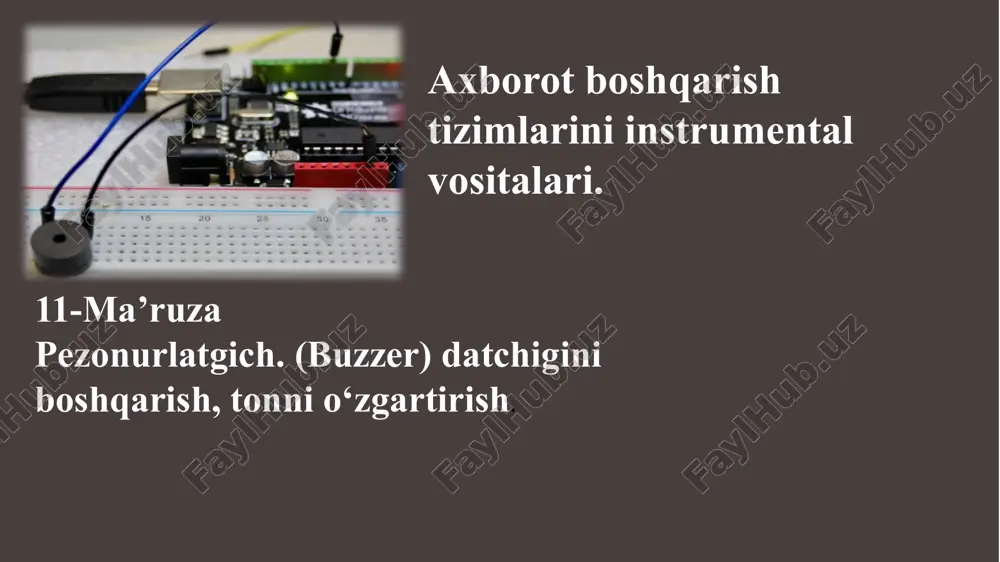 pezonurlatgich (buzzer) — PPTX