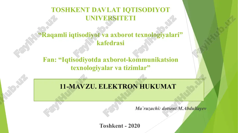 elektronhukumat — PPT