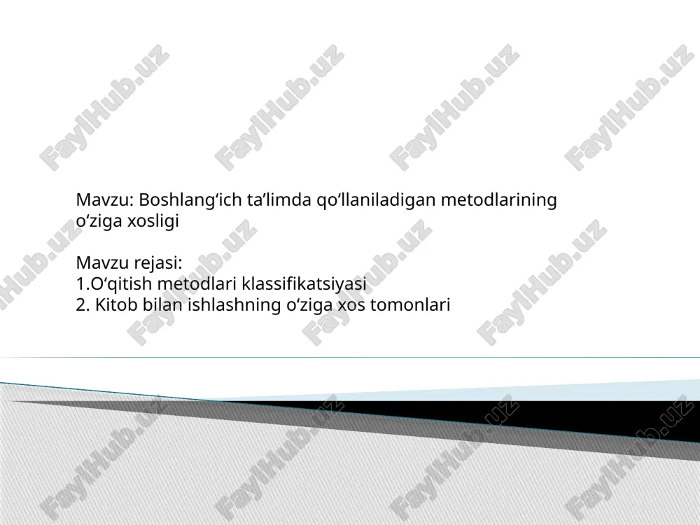 interfaolta’limning o‘zigaxosligi — PPTX