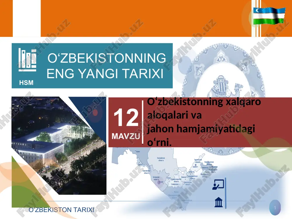o‘zbekistonning eng yangi tarixi — PPT