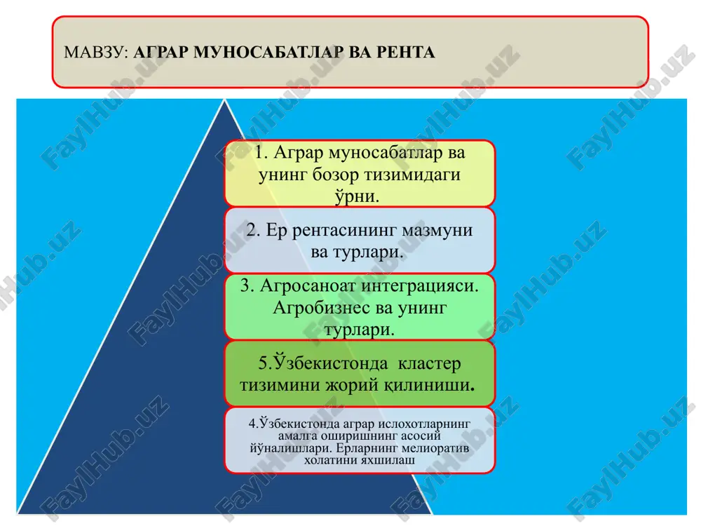 er rentasiga turli hil nazariya yondoshuvlar — PPTX